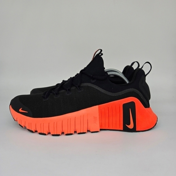 Nike Other - New Nike Free Metcon 6 'Black Hyper Orange' Men's Workout Shoes Size 10